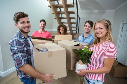 Man and van removals helping with a local move in Chiswick