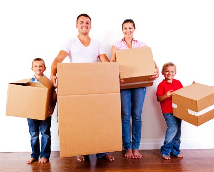 Removal team preparing a home move in Chiswick