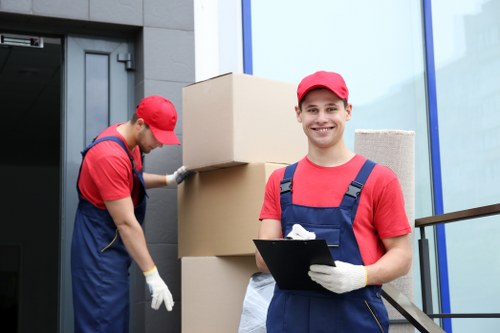 Careful handling of furniture during a home move in Chiswick
