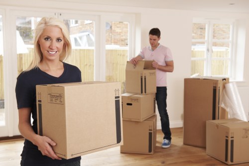 Loading household belongings for a local move