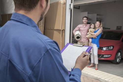 Efficient van transport service for a Chiswick home move