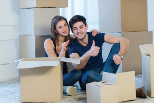 Local removals team handling access challenges in Chiswick