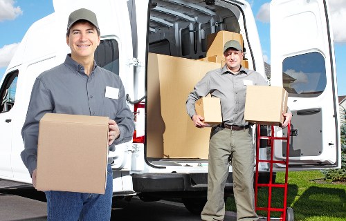 Eco-friendly packing and responsible waste separation during a move