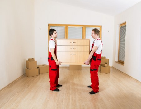 Commercial furniture pick-up for a Chiswick business